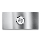 Metzler Klingelschild Edelstahl LED-Taster + Gravur optional | Friesen