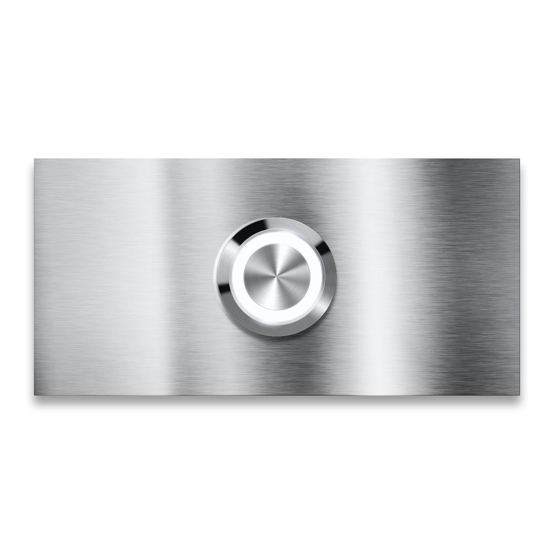Metzler Klingelschild Edelstahl LED-Taster + Gravur optional | Friesen