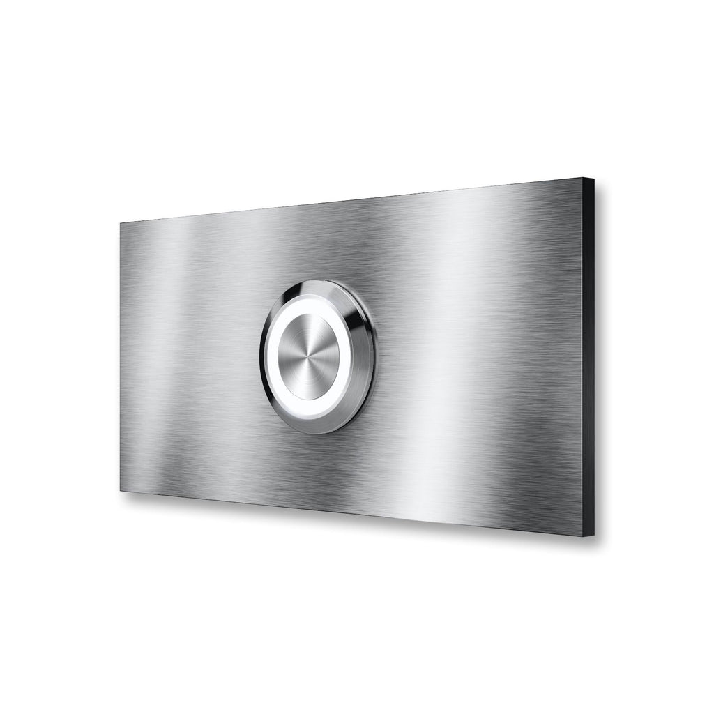 Metzler Klingelschild Edelstahl LED-Taster + Gravur optional | Friesen
