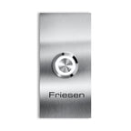 Metzler Klingelschild Edelstahl LED-Taster + Gravur optional | Friesen