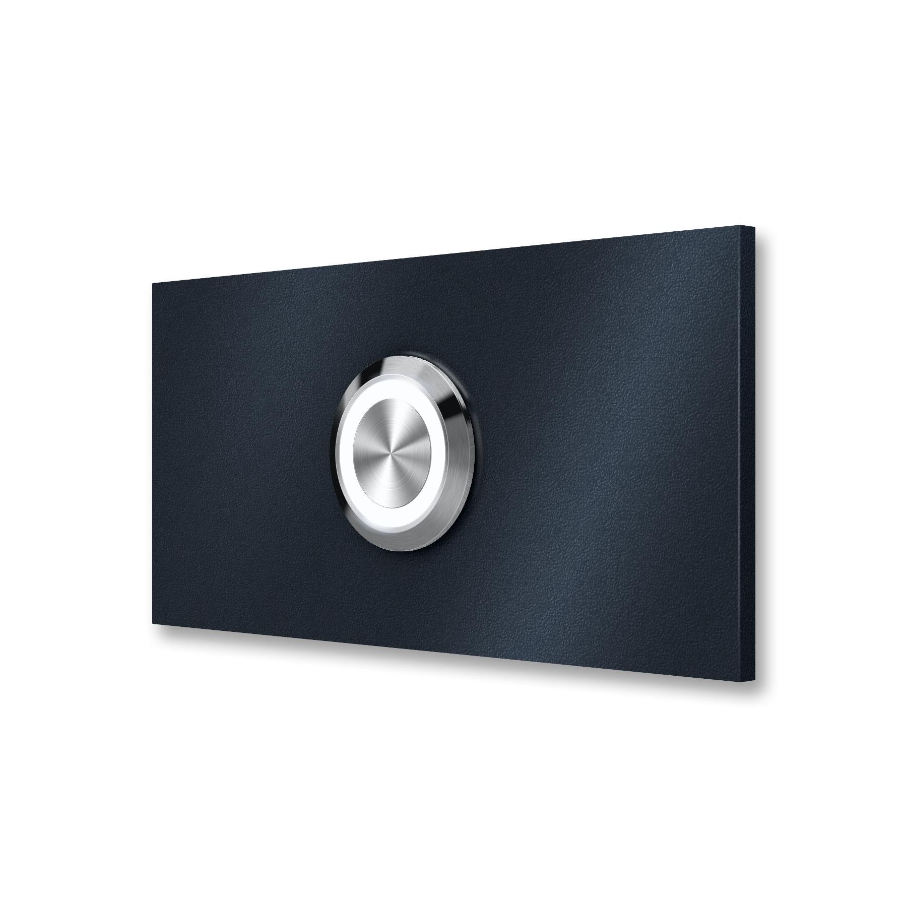 Metzler Klingelschild Anthrazit LED-Taster + Gravur | Friesen