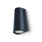 Wandleuchte - Außenleuchte - Up+Downlight - Fassadenleuchte - IP44 - 230V - pulverbeschichtet Schwarz