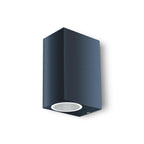 Wandleuchte - Außenleuchte - Up+Downlight rechteckig - Fassadenleuchte - IP44 - 230V - pulverbeschichtet Anthrazit RAL7016