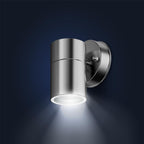 Edelstahl Wandleuchte - Außenleuchte - Downlight - Fassadenleuchte - IP44 - 230V