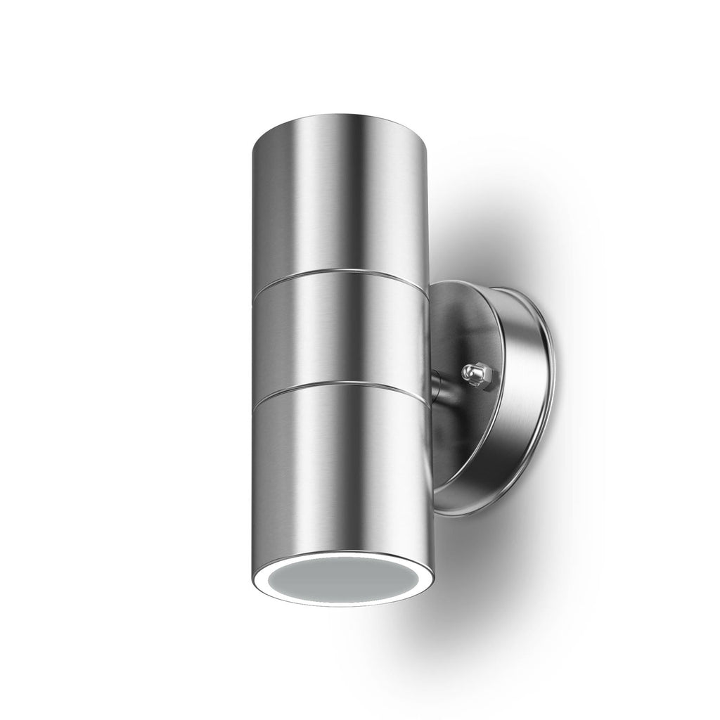 Edelstahl Wandleuchte - Außenleuchte - Downlight - Fassadenleuchte - IP44 - 230V