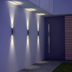 Edelstahl Wandleuchte - Außenleuchte - Downlight - Fassadenleuchte - IP44 - 230V
