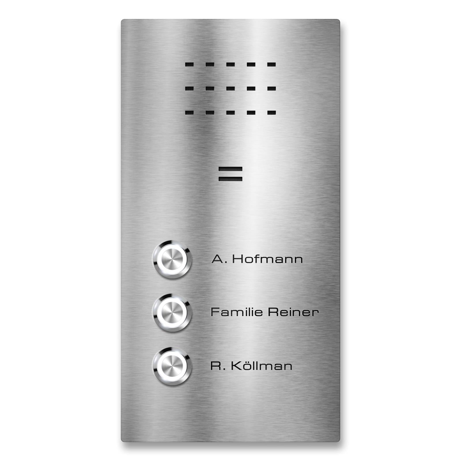 Metzler Mehrfamilien Türsprechanlage Türöffner für Fritz!Box & Speedport | Leon M3