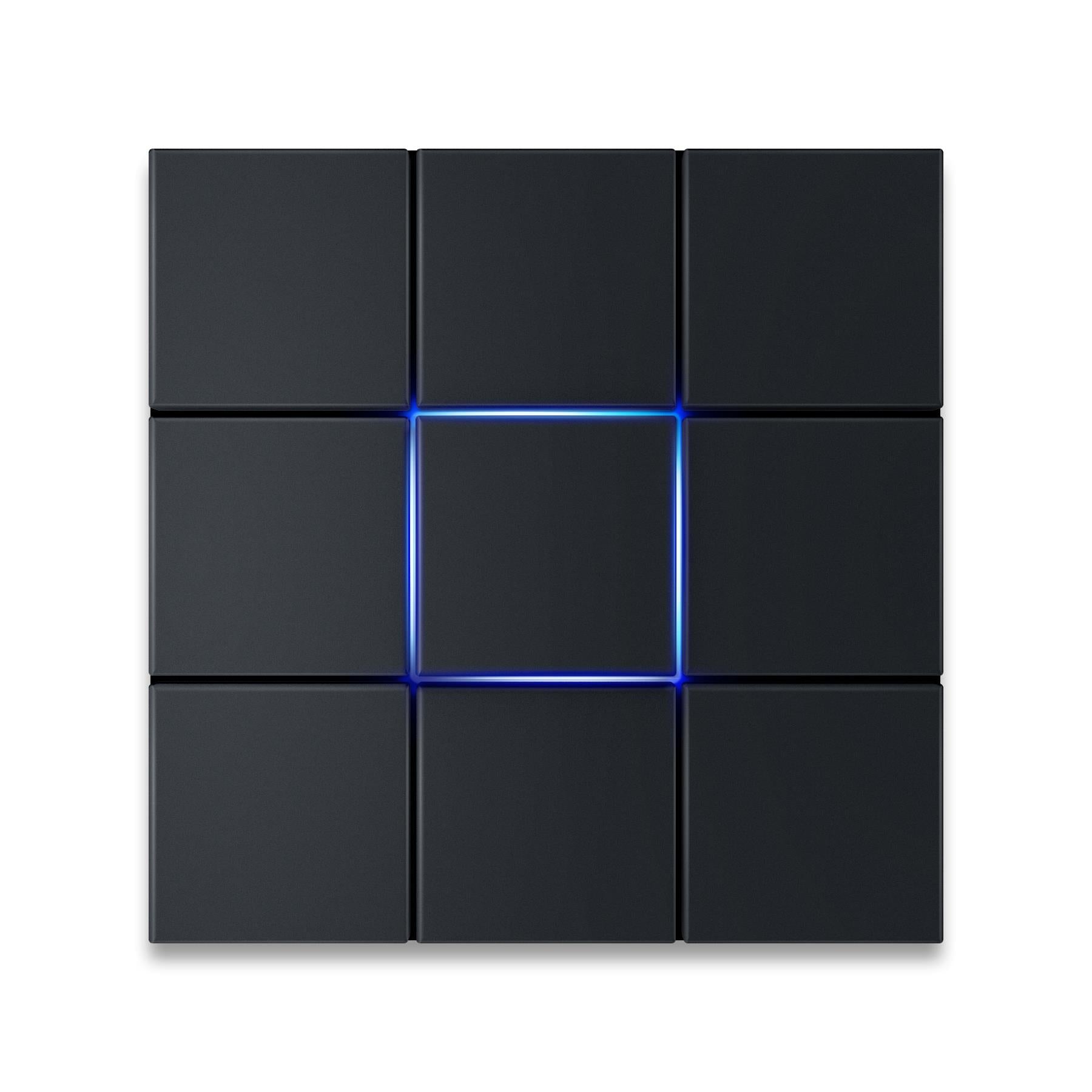 Metzler Design Türklingel Anthrazit LED-Beleuchtung | Quadro