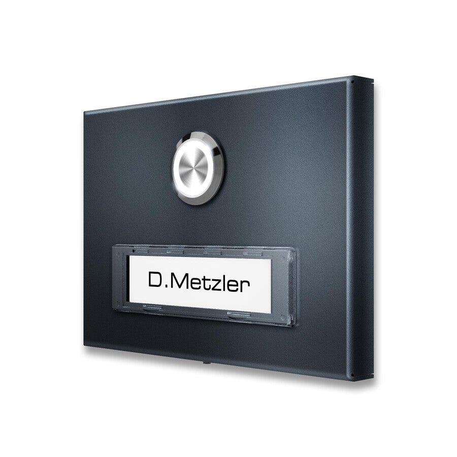Funkklingel Kabelgebunden LED-Drucktaster RENZ Namensschild