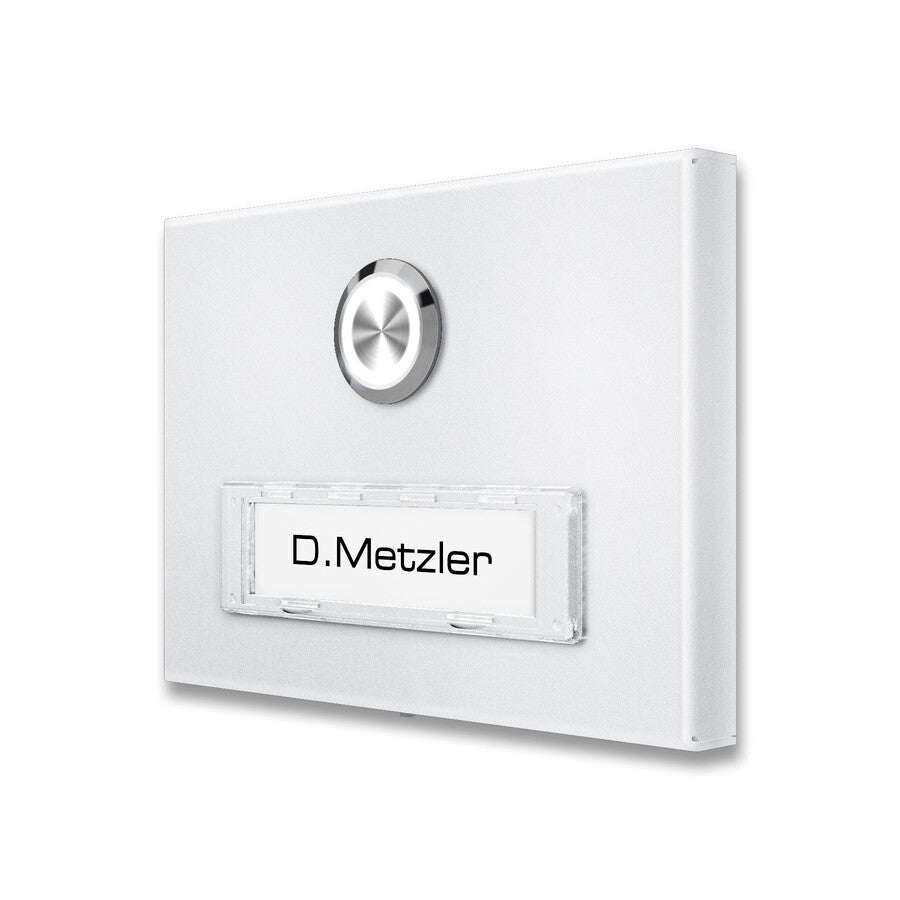 Funkklingel Kabelgebunden LED-Drucktaster RENZ Namensschild