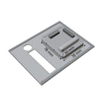 Metzler Türsprechanlage XXL LED-Drucktaster, Türöffner für Fritz!Box & Speedport | Lino
