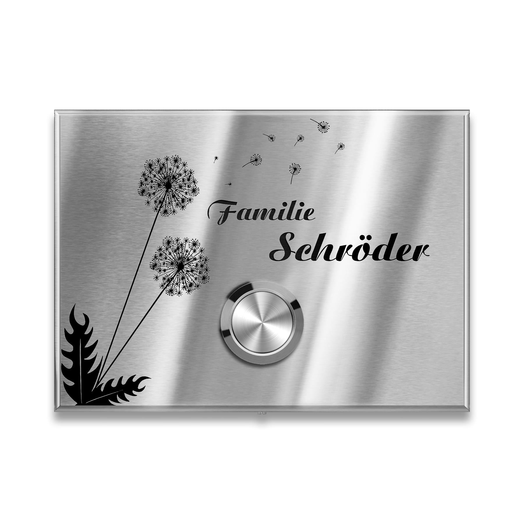 Metzler Funkklingel mit Pusteblumenmotiv Floria