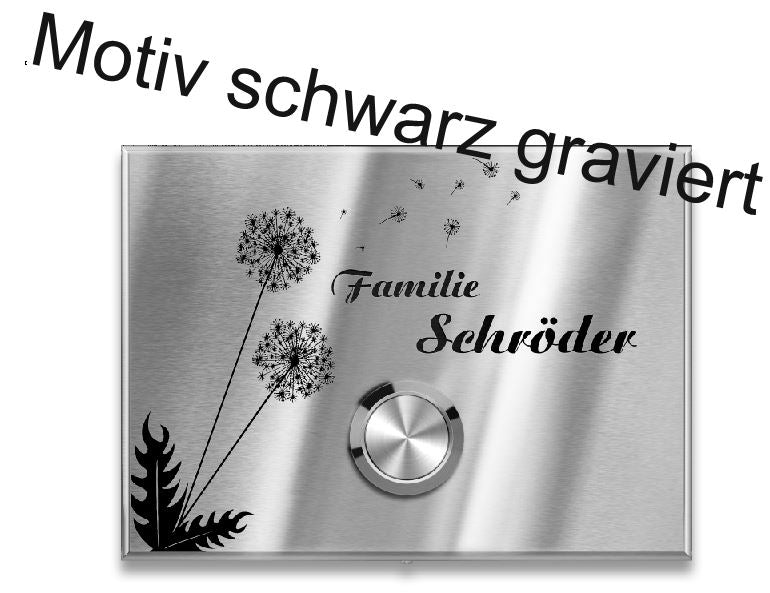 Metzler Funkklingel mit Pusteblumenmotiv Floria