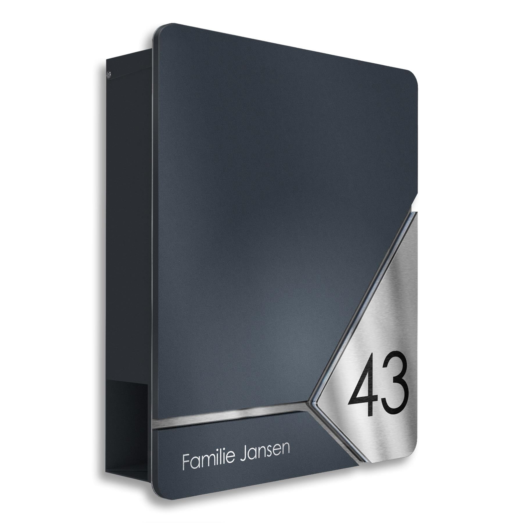 Metzler Design Standbriefkasten Anthrazit | Lepo 4