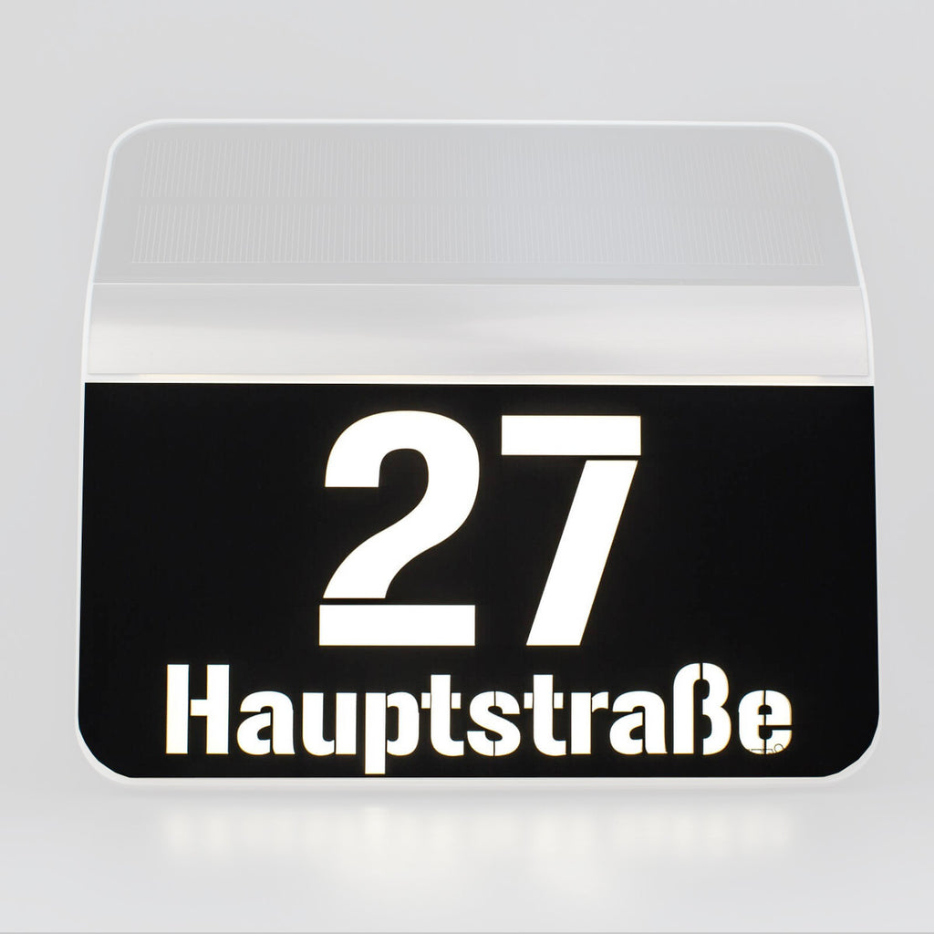 Ersatzplatte für Hausnummer LH-N-X