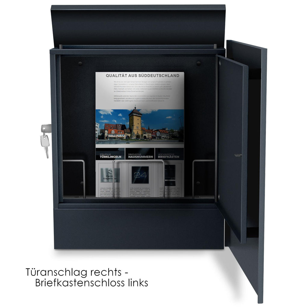 Metzler Standbriefkasten Anthrazit RAL 7016 | Lepo