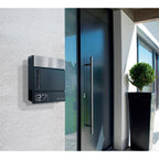 Metzler Briefkasten Modell Cube mit Gravur und Edelstahl Deckel