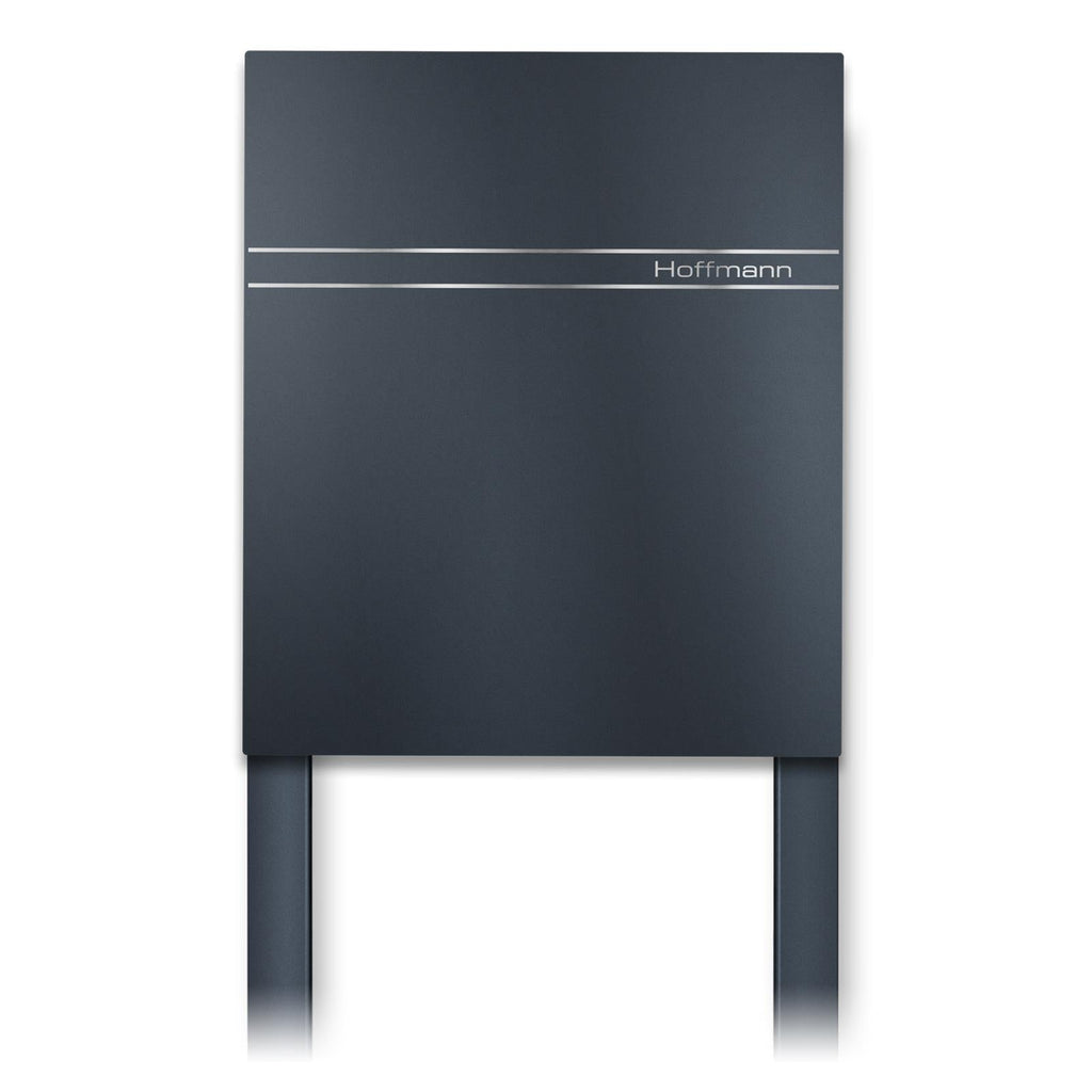 Metzler Standbriefkasten Anthrazit RAL 7016 Gravur | Lepo 2