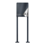 Metzler Design Standbriefkasten Anthrazit | Lepo 4