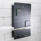 Metzler Briefkasten Edelstahl Gravur optional | Modell02
