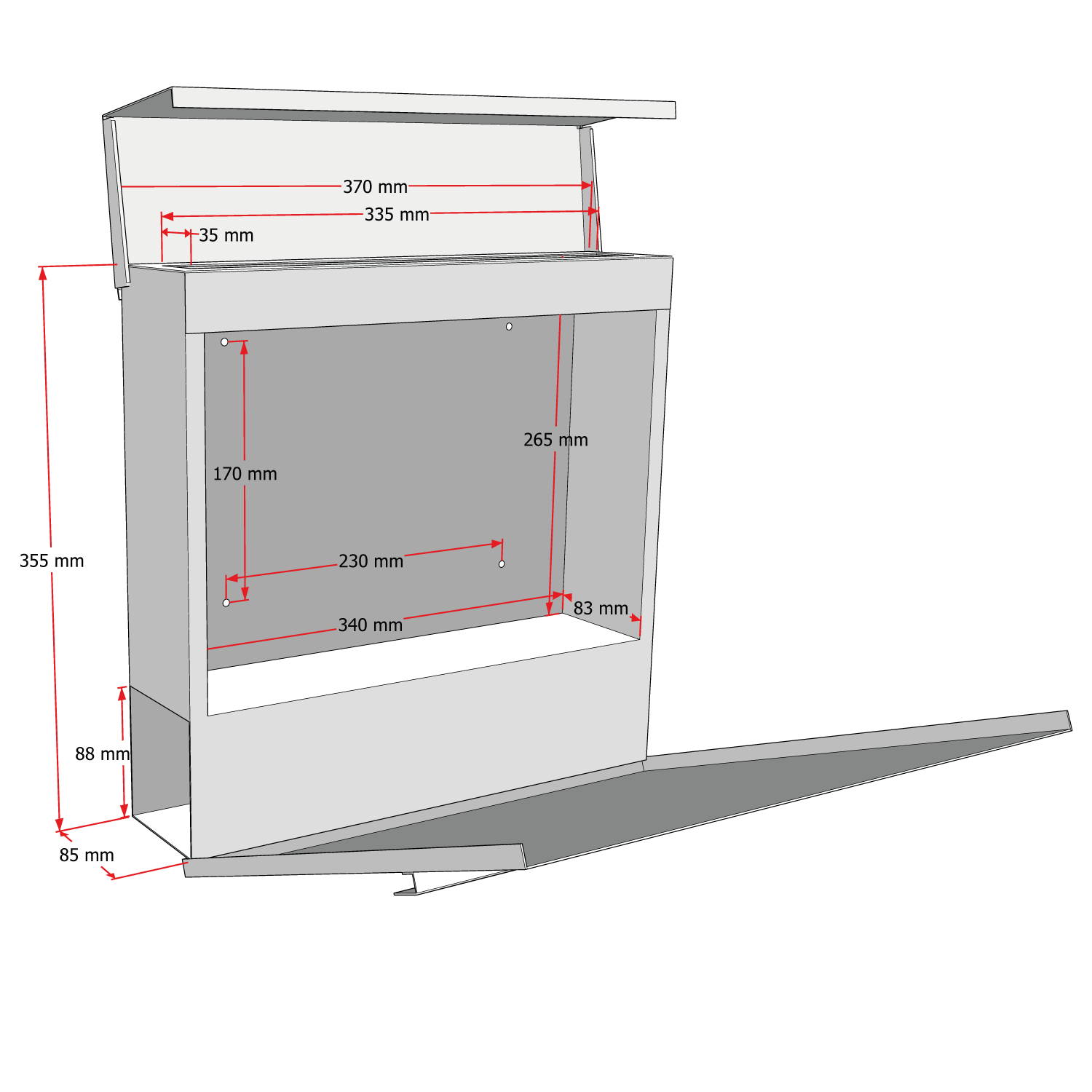 Metzler Briefkasten modern mit austauschbarem Namensschild | Neumann