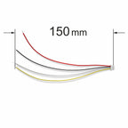 Metzler - Drucktaster 19mm - LED Ringbeleuchtung Gelb - IP67 IK10 - Edelstahl - Flach -  Kabelanschluss