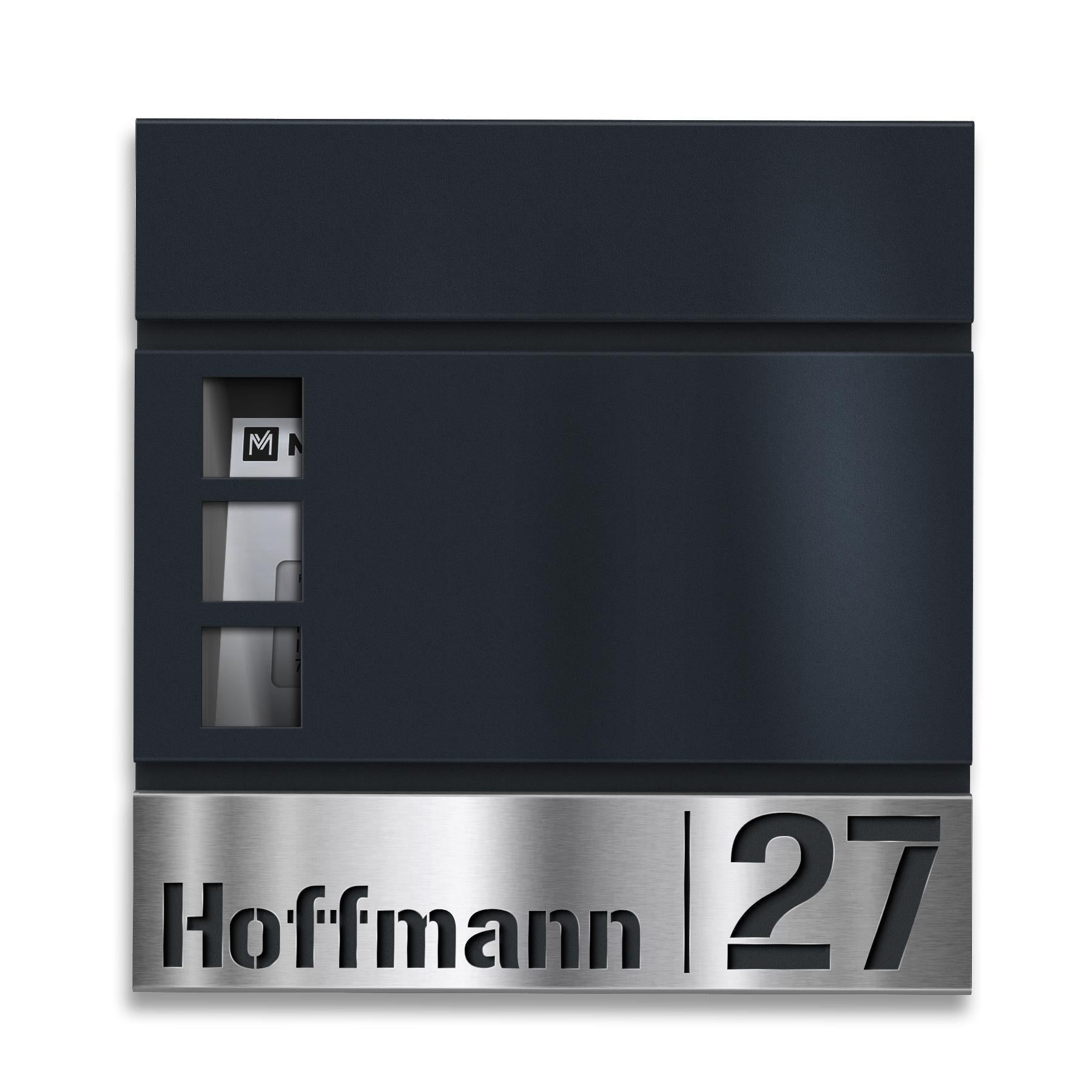Metzler Standbriefkasten in Anthrazit RAL7016 Svena