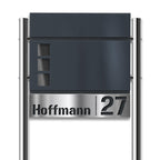 Metzler Standbriefkasten in Anthrazit RAL7016 Svena