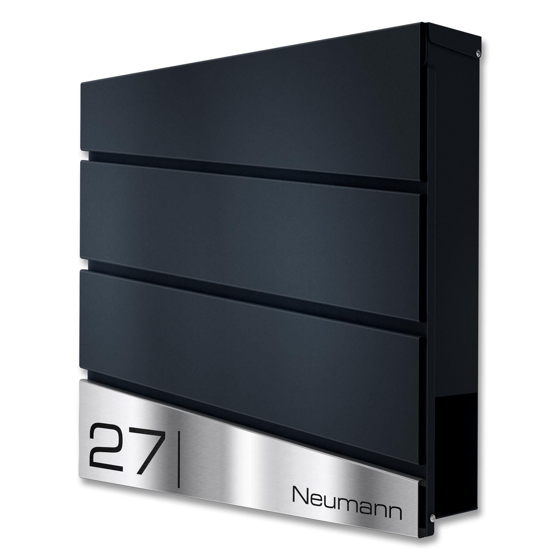 Metzler Design Standbriefkasten mit Standfuß aus Edelstahl | Neumann