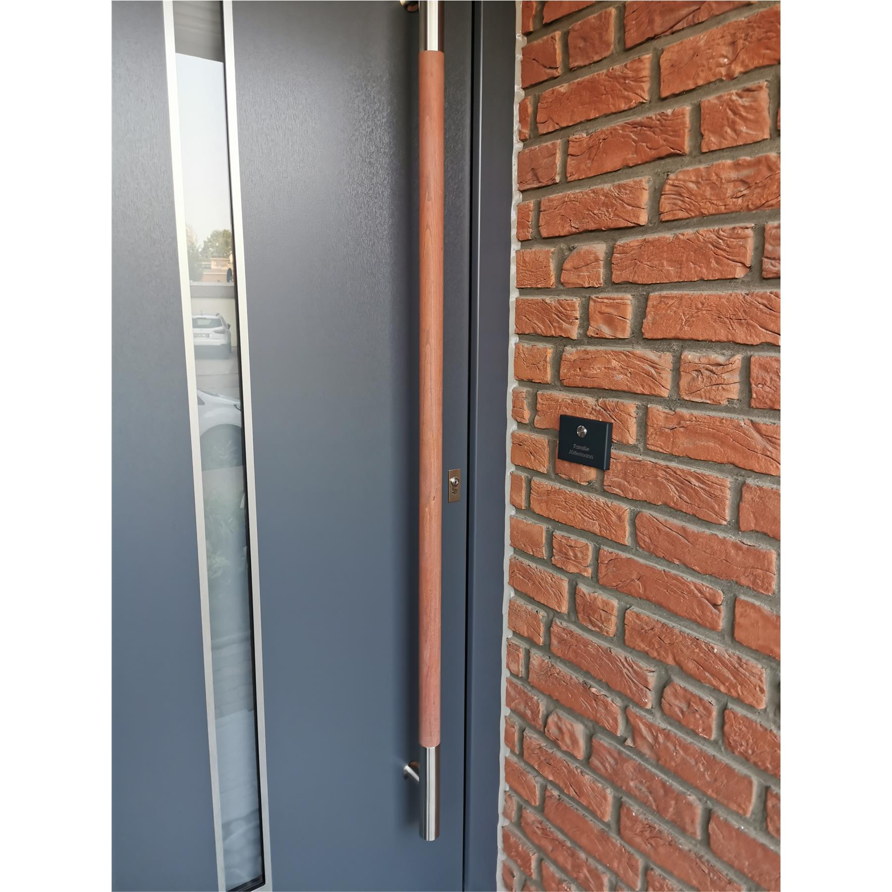 Metzler Funkklingel kabellos Edelstahl V2A | Aufputz Türklingel IP67 | 150m Reichweite | Vitus