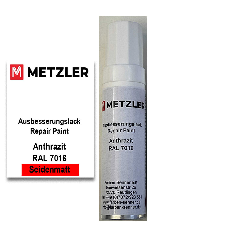 Lackstift zur Ausbesserung mit Pinsel und Mischkugel (RAL7016 Seidenmatt)