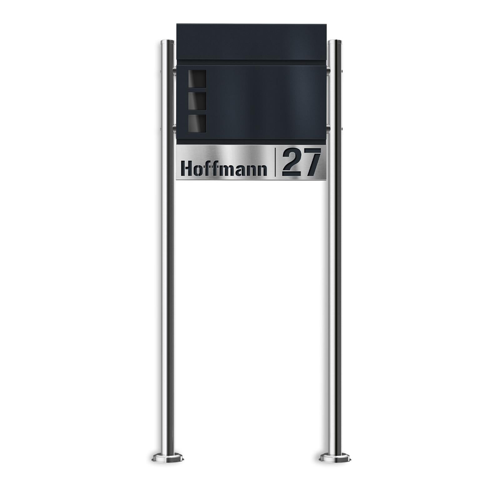 Metzler Standbriefkasten in Anthrazit RAL7016 Svena