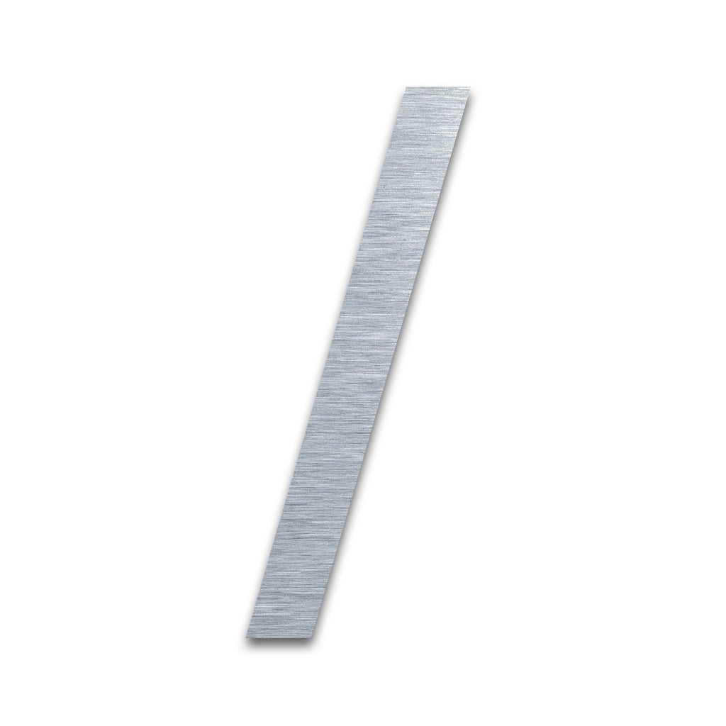 Metzler Hausnummer | Edelstahl gebürstet | Bauhaus | Höhe 20 cm
