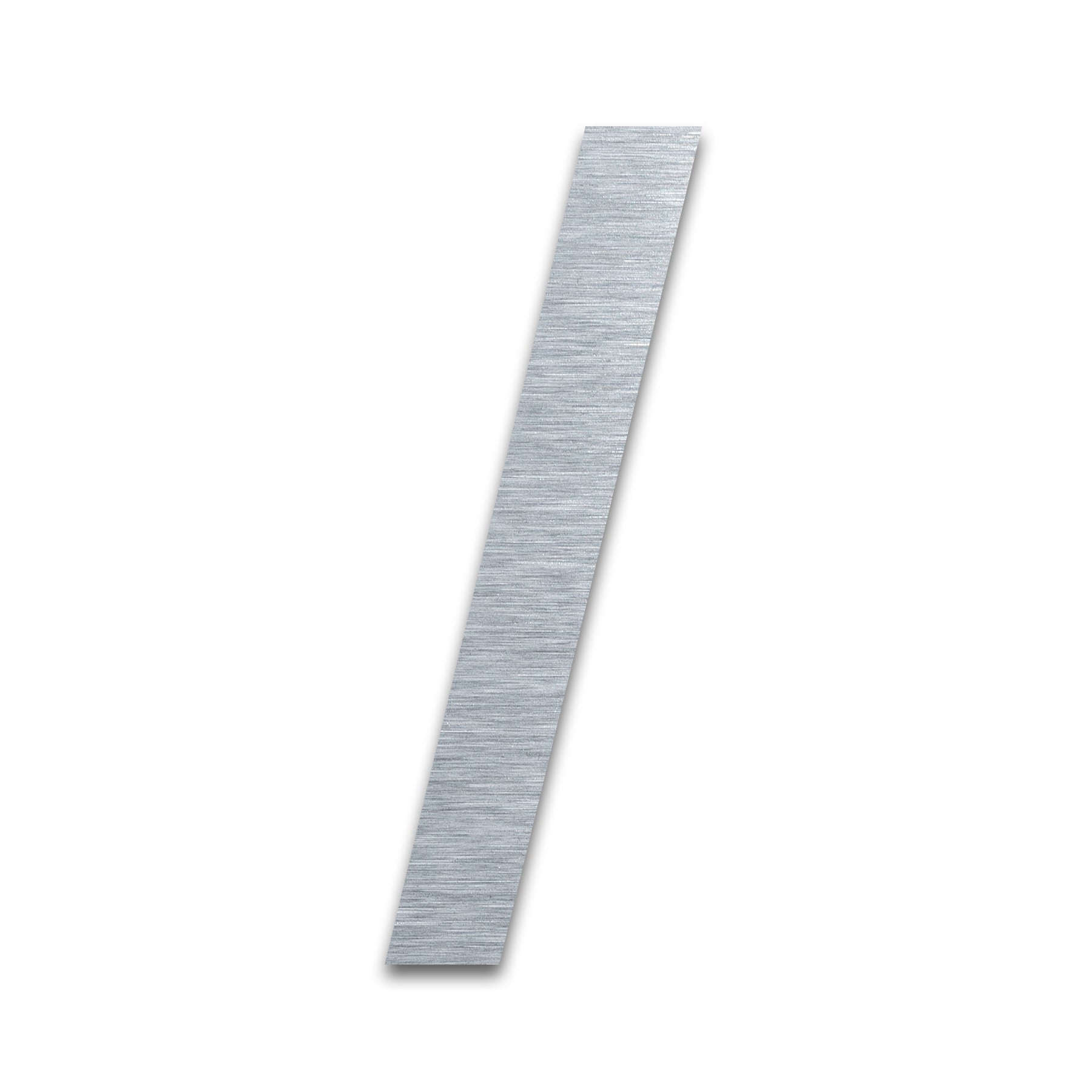 Metzler Hausnummer einzelne Ziffern & Buchstaben aus Edelstahl V2A, RAL 7016 Anthrazit, Schrift Arial, Höhe 20 cm, 3D-Effekt