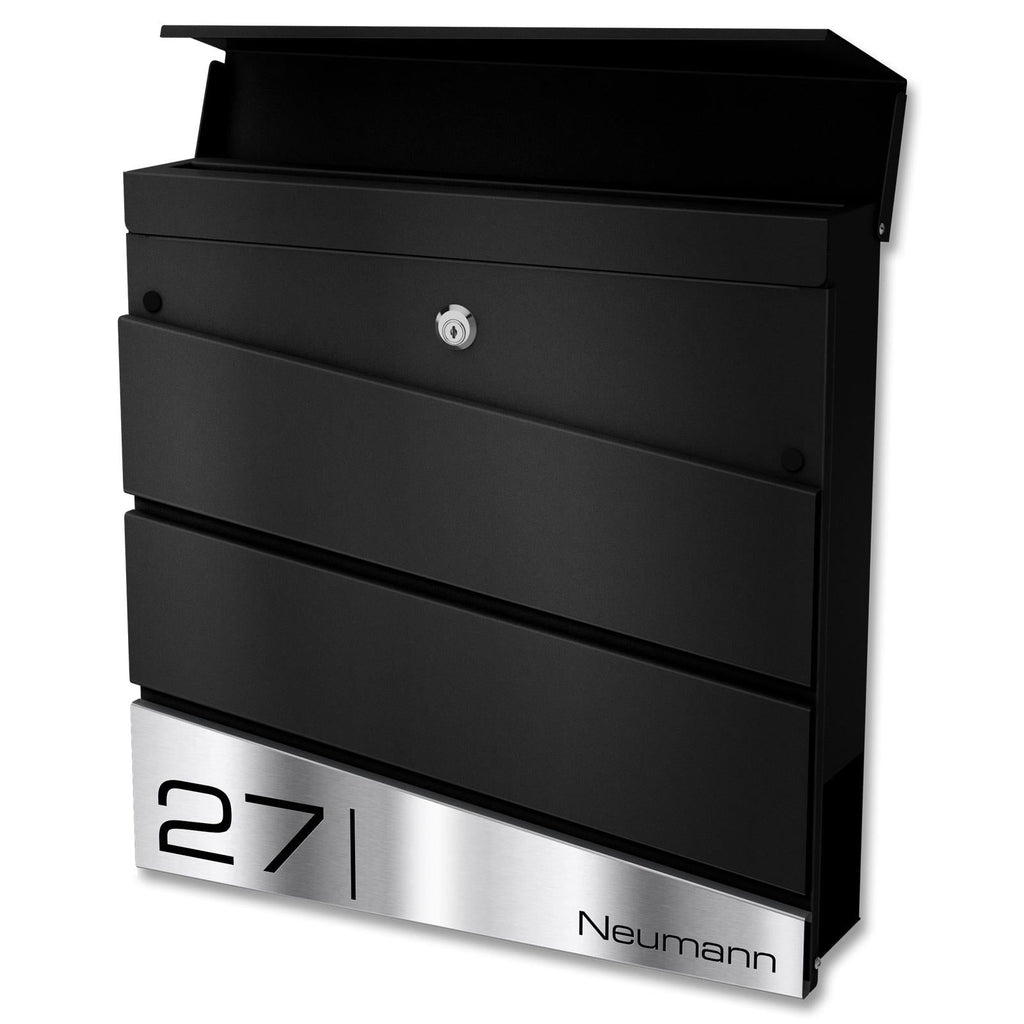 Metzler Design Standbriefkasten mit Standfuß aus Edelstahl | Neumann