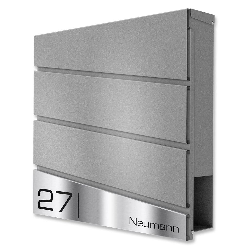 Metzler Design Standbriefkasten mit Standfuß aus Edelstahl | Neumann