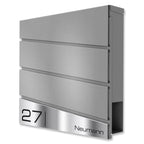 Metzler Design Standbriefkasten mit Standfuß aus Edelstahl | Neumann