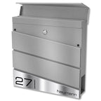 Metzler Design Standbriefkasten mit Standfuß aus Edelstahl | Neumann