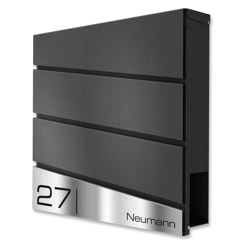 Metzler Design Standbriefkasten mit Standfuß aus Edelstahl | Neumann