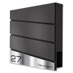 Metzler Design Standbriefkasten mit Standfuß aus Edelstahl | Neumann