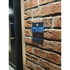 Metzler Türklingel Edelstahl mit 3D-Namensgravur + LED-Taster optional | Sena