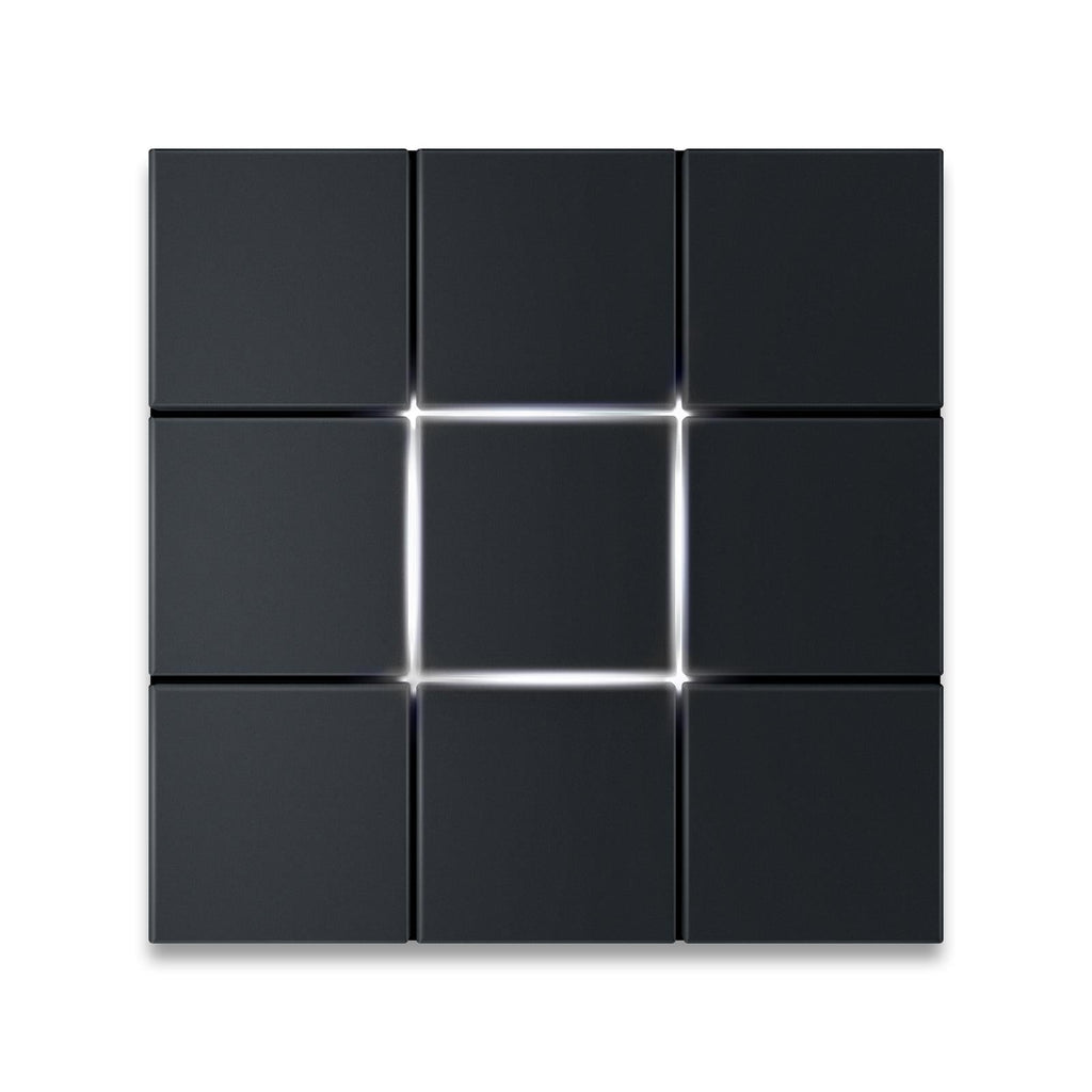 Metzler Design Türklingel Anthrazit LED-Beleuchtung | Quadro