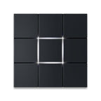 Metzler Design Türklingel Anthrazit LED-Beleuchtung | Quadro