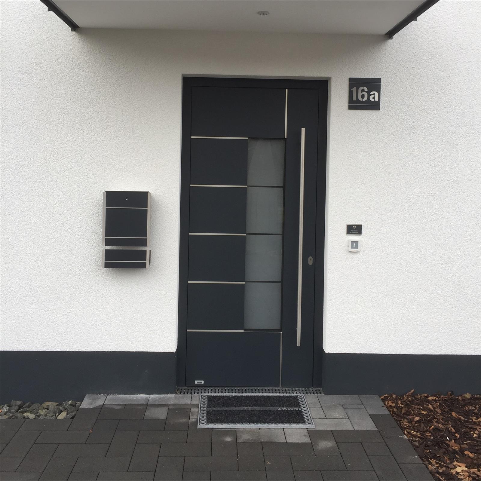 Metzler Türklingel aus Edelstahl | Klingeltaster LED optional | Heidi