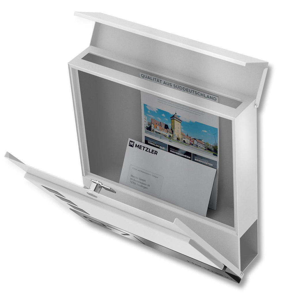 Metzler Briefkasten Stahl Sichtfenster | Oltmann