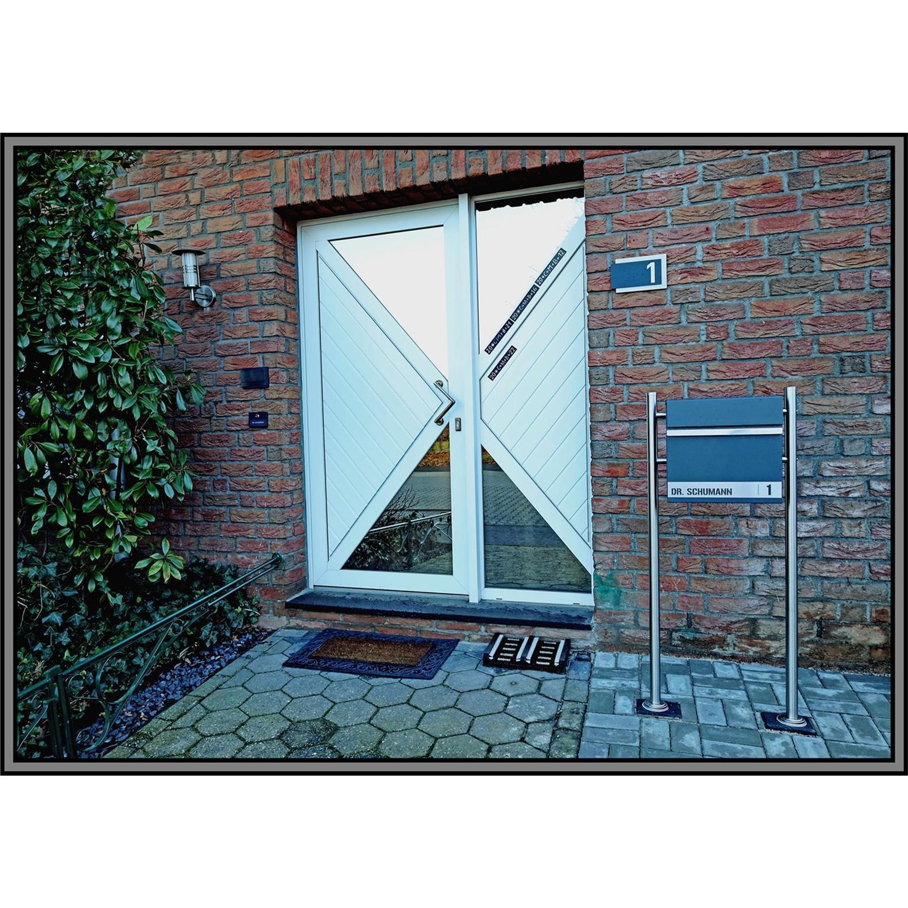 Metzler Standbriefkasten mit Gravur aus Edelstahl | Stencil