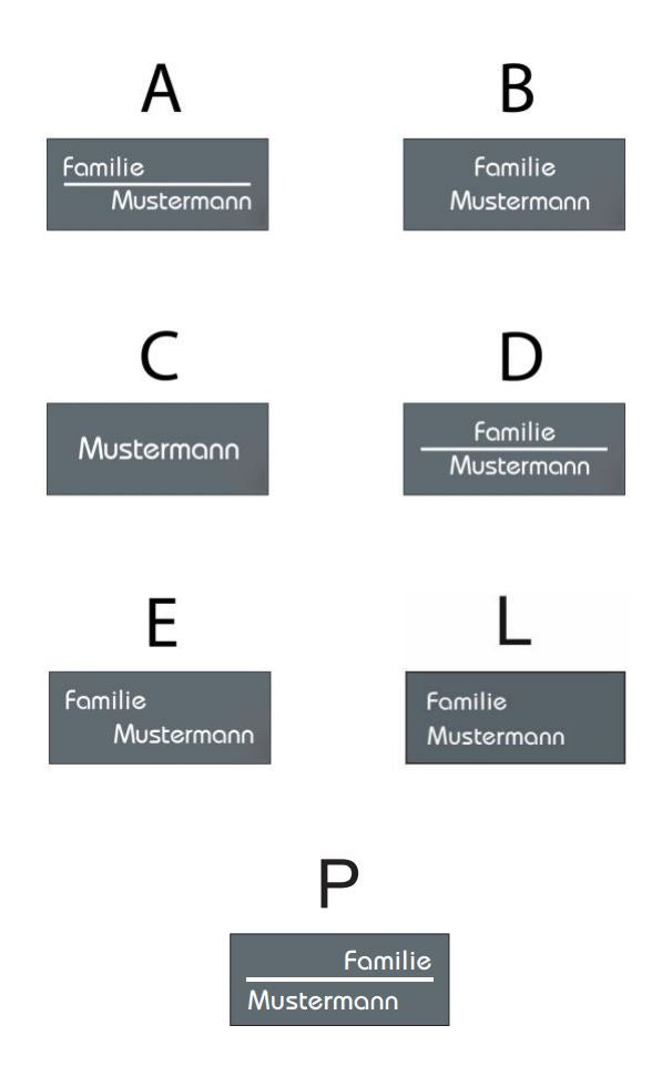 Metzler Design Funkklingel Gravur | Ava Slim