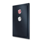 Metzler Klingelschild Edelstahl mit zwei LED-Tastern Gravur optional | Alvin