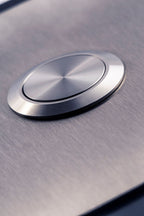 Design Türklingel aus Edelstahl mit LED RAL7001