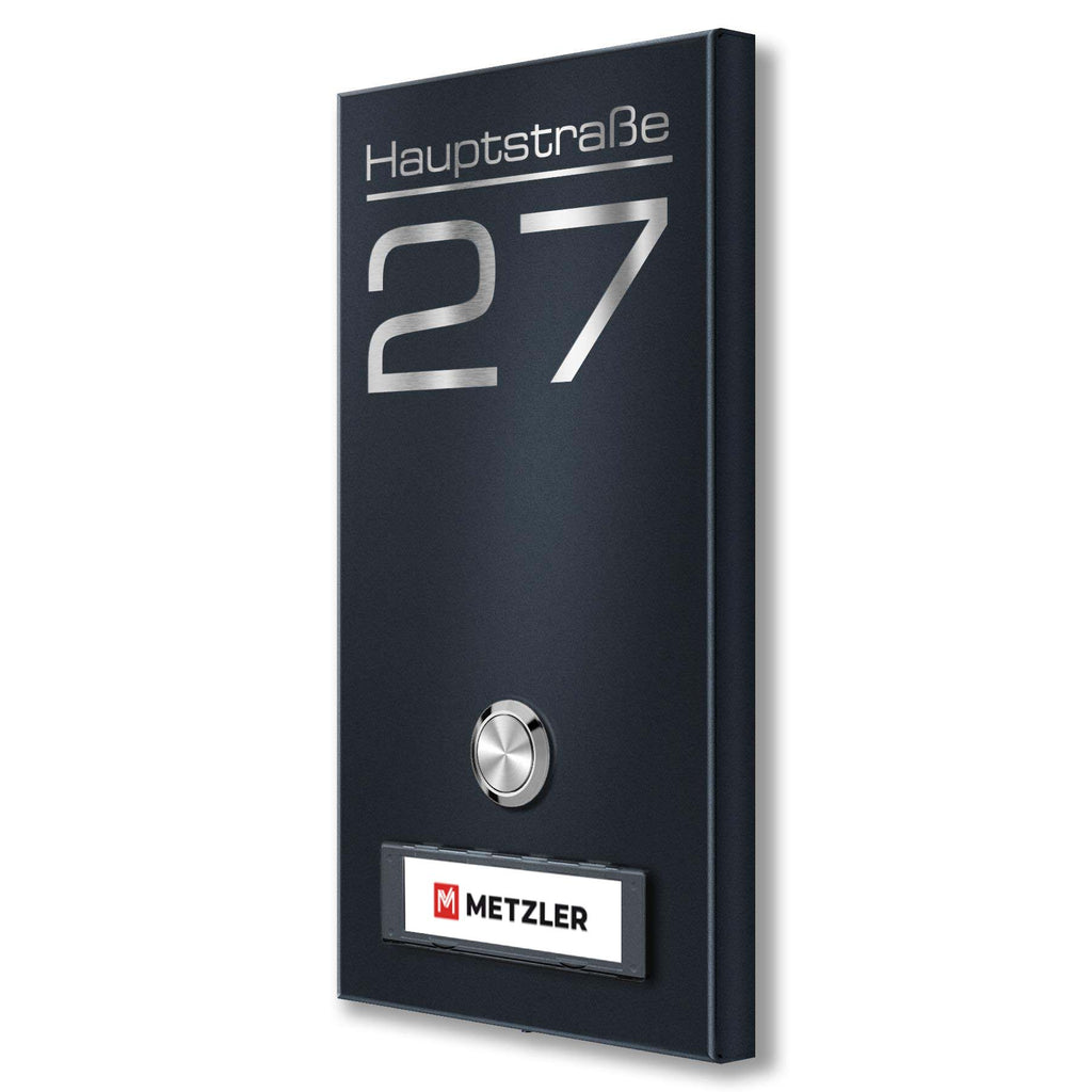 Metzler Funkklingel mit austauschbarem Namensschild | Tara